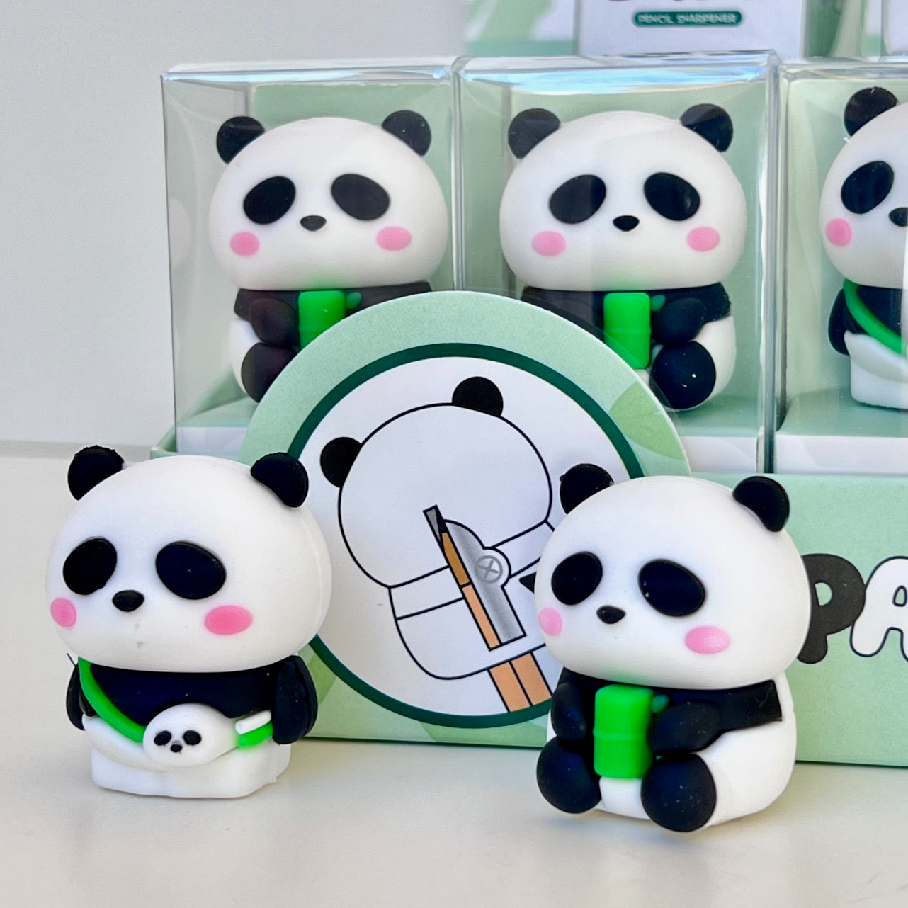 33306 PANDA PENCIL SHARPENER-24