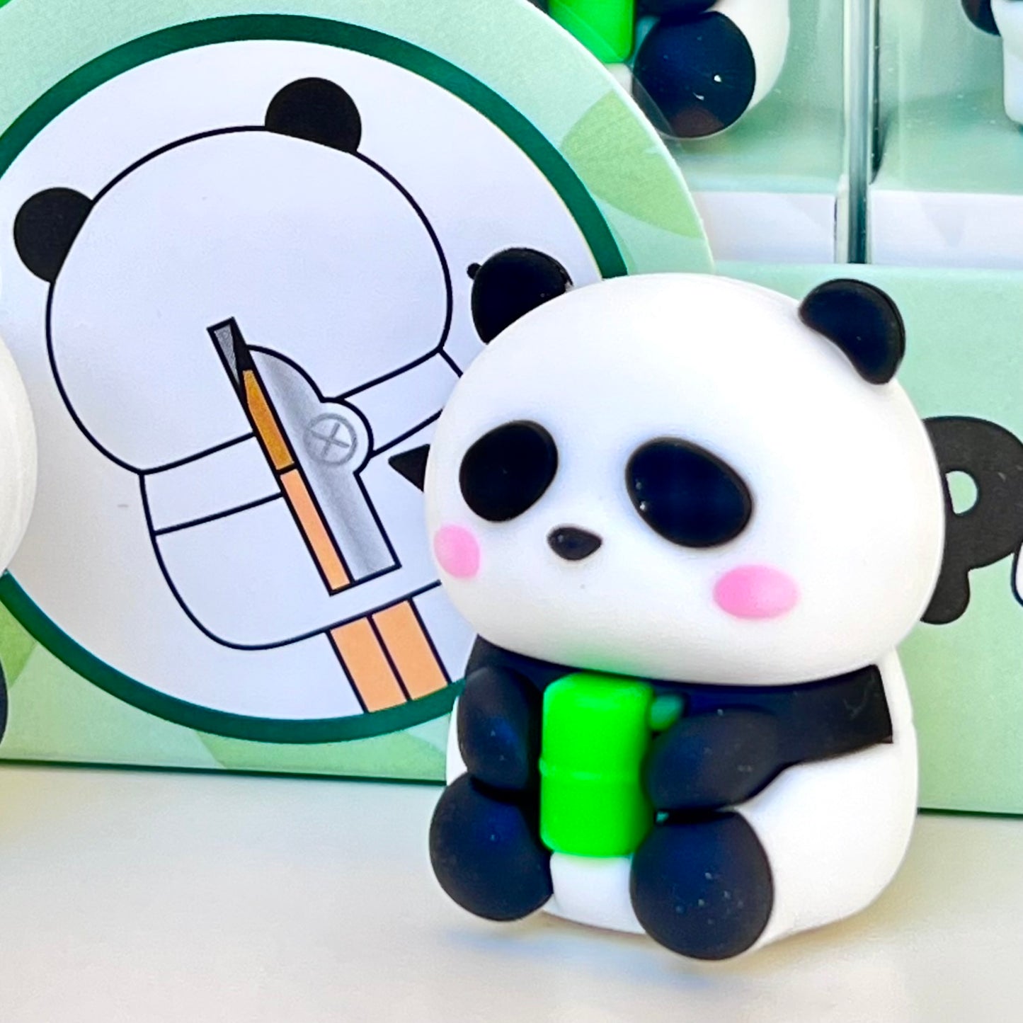 33306 PANDA PENCIL SHARPENER-24