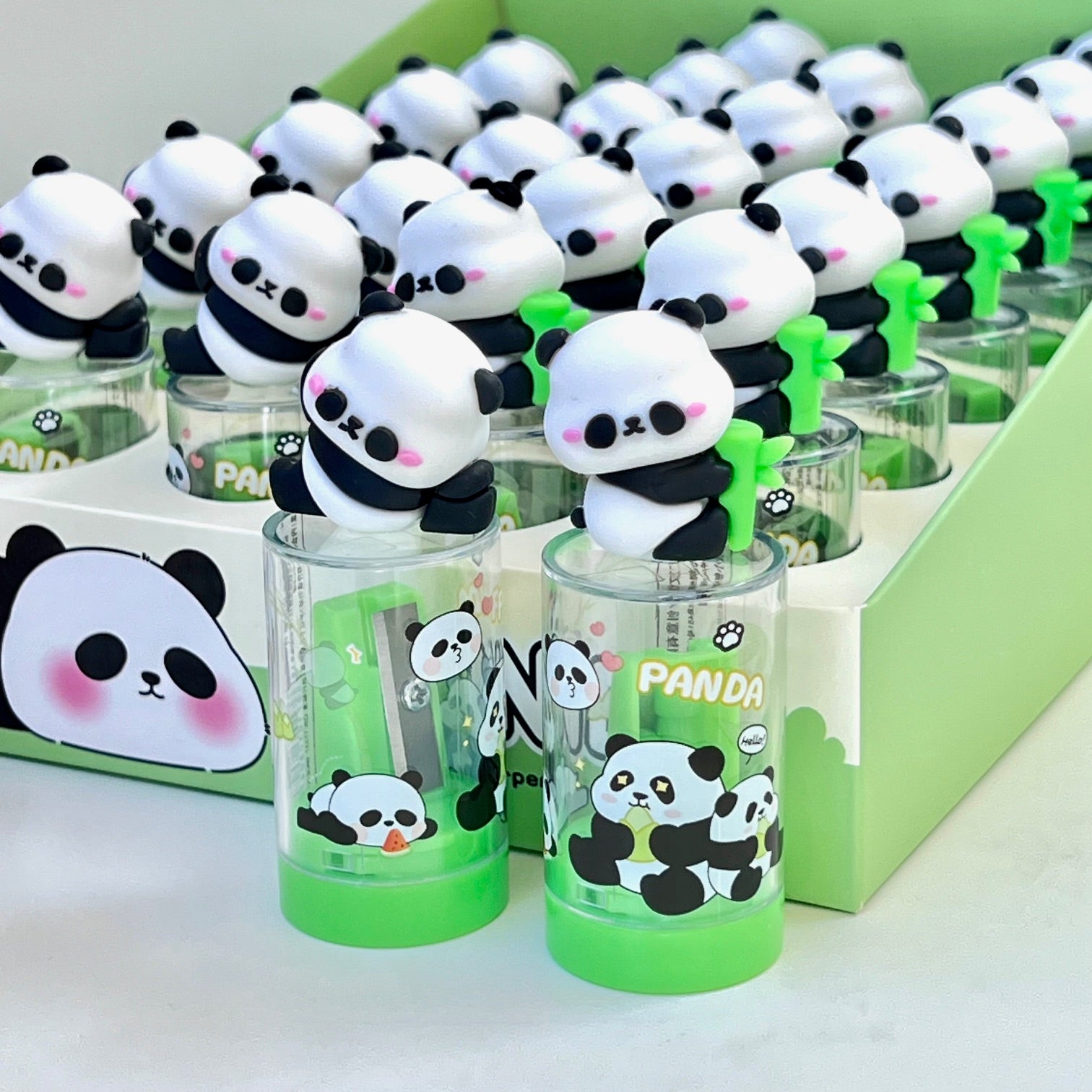 33307 PANDA PENCIL SHARPENER-24 – BCmini