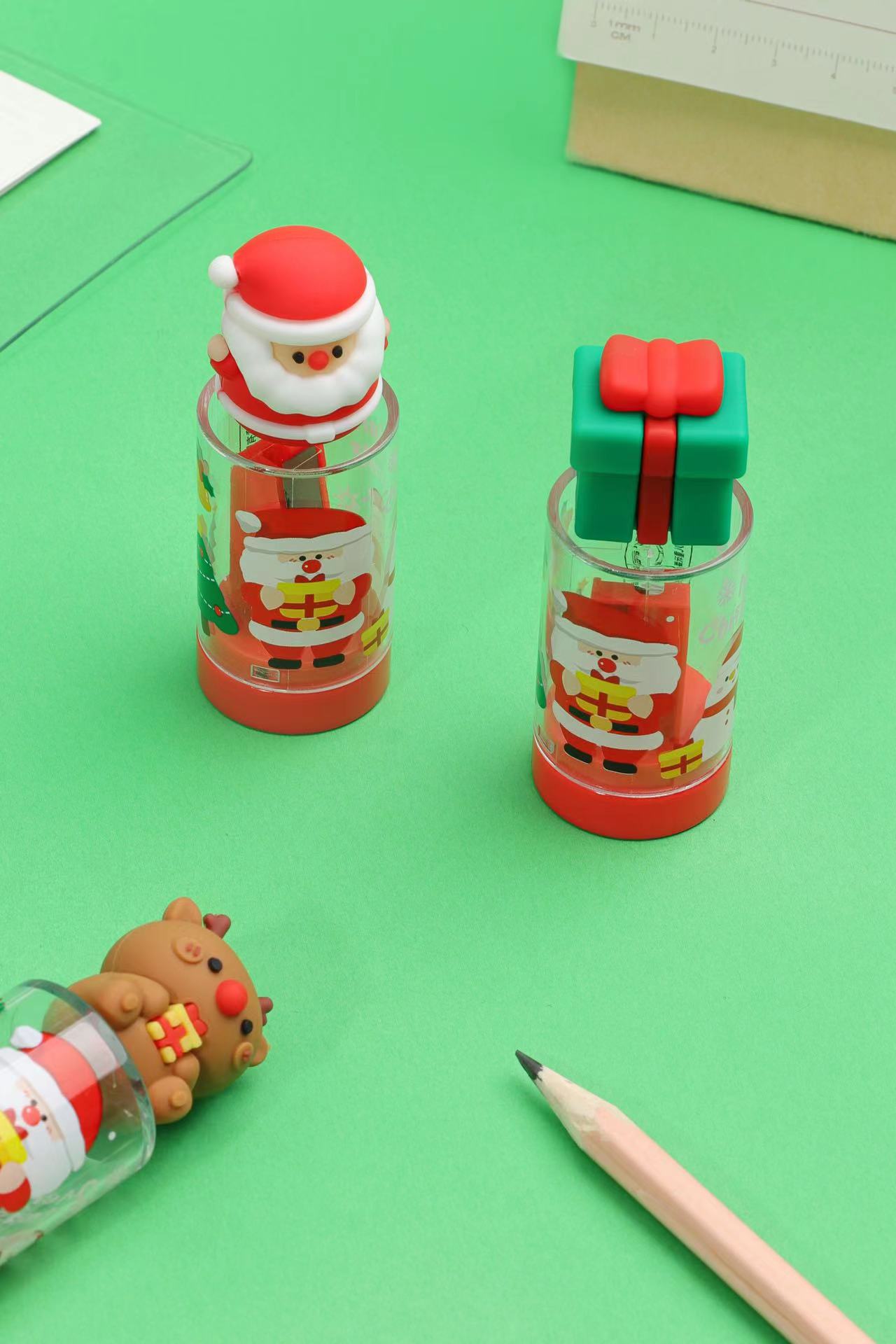 X 33309 CHRISTMAS HOLIDAY PENCIL SHARPENER-DISCONTINUED