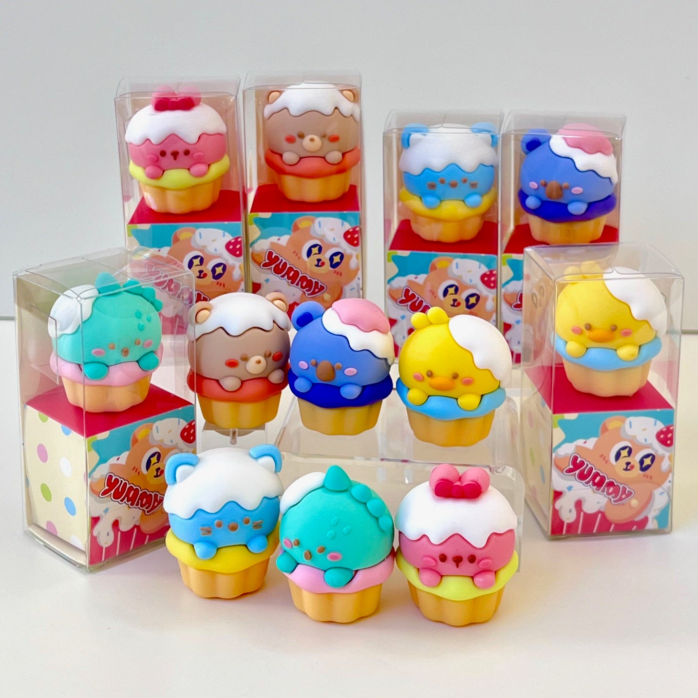 33317 ANIMAL CUPCAKES SHARPENER-24