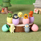 38003 ANIMAL BABIES IN EGG ERASERS-60