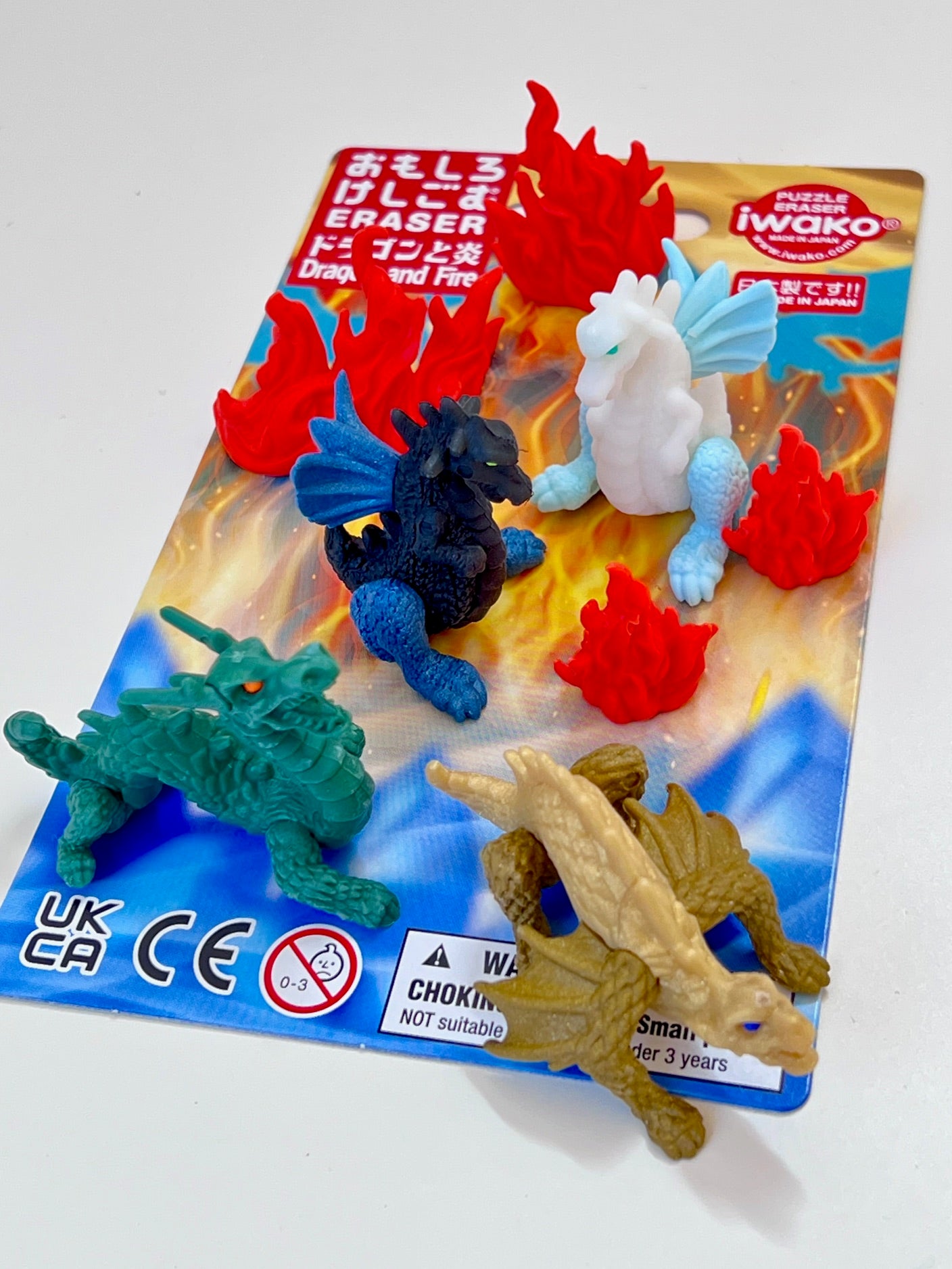 383801 DRAGONS ERASER CARD-SINGLE