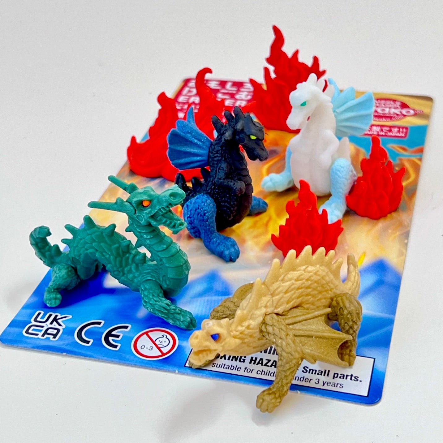 383801 DRAGONS ERASER CARD-SINGLE