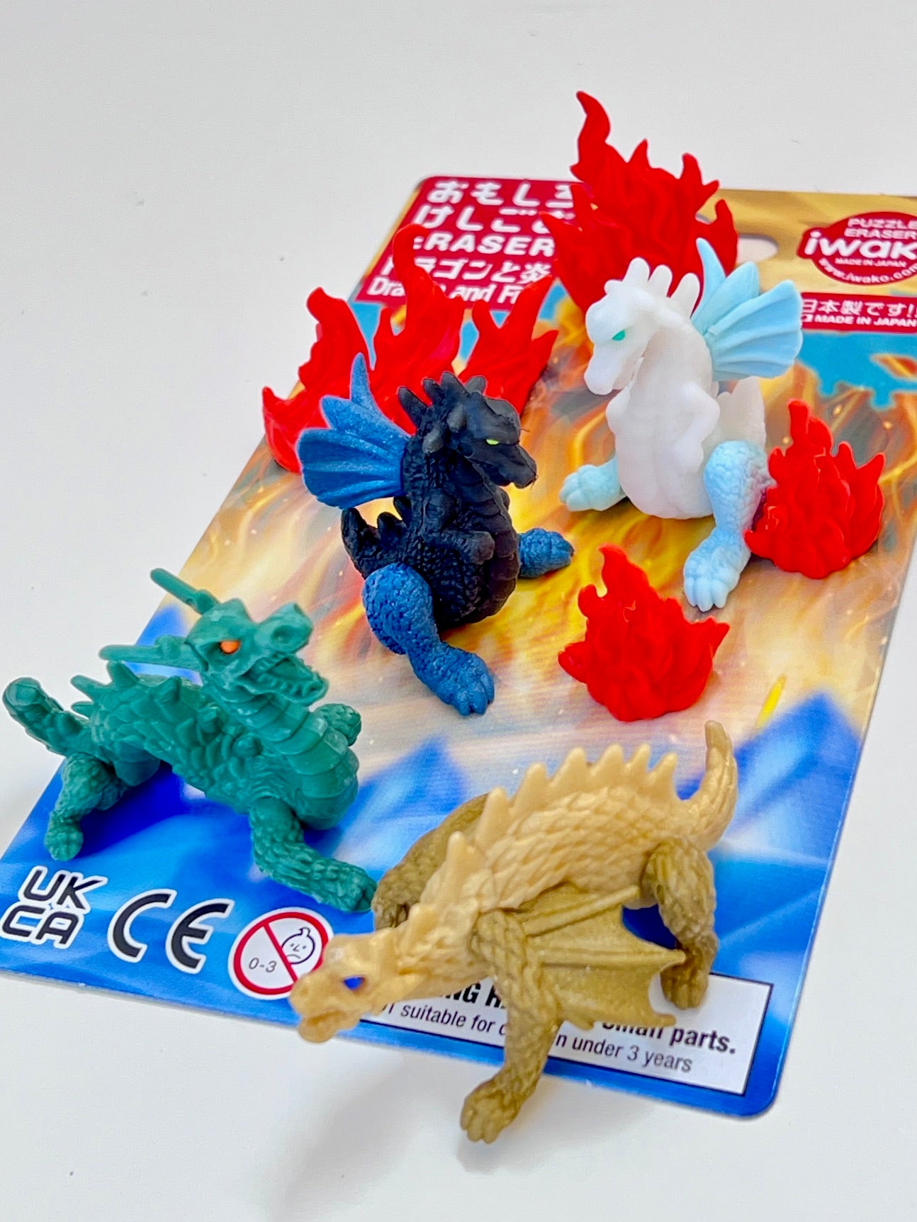 383801 DRAGONS ERASER CARD-SINGLE