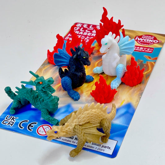 38380 DRAGONS ERASER CARD-10 CARDS