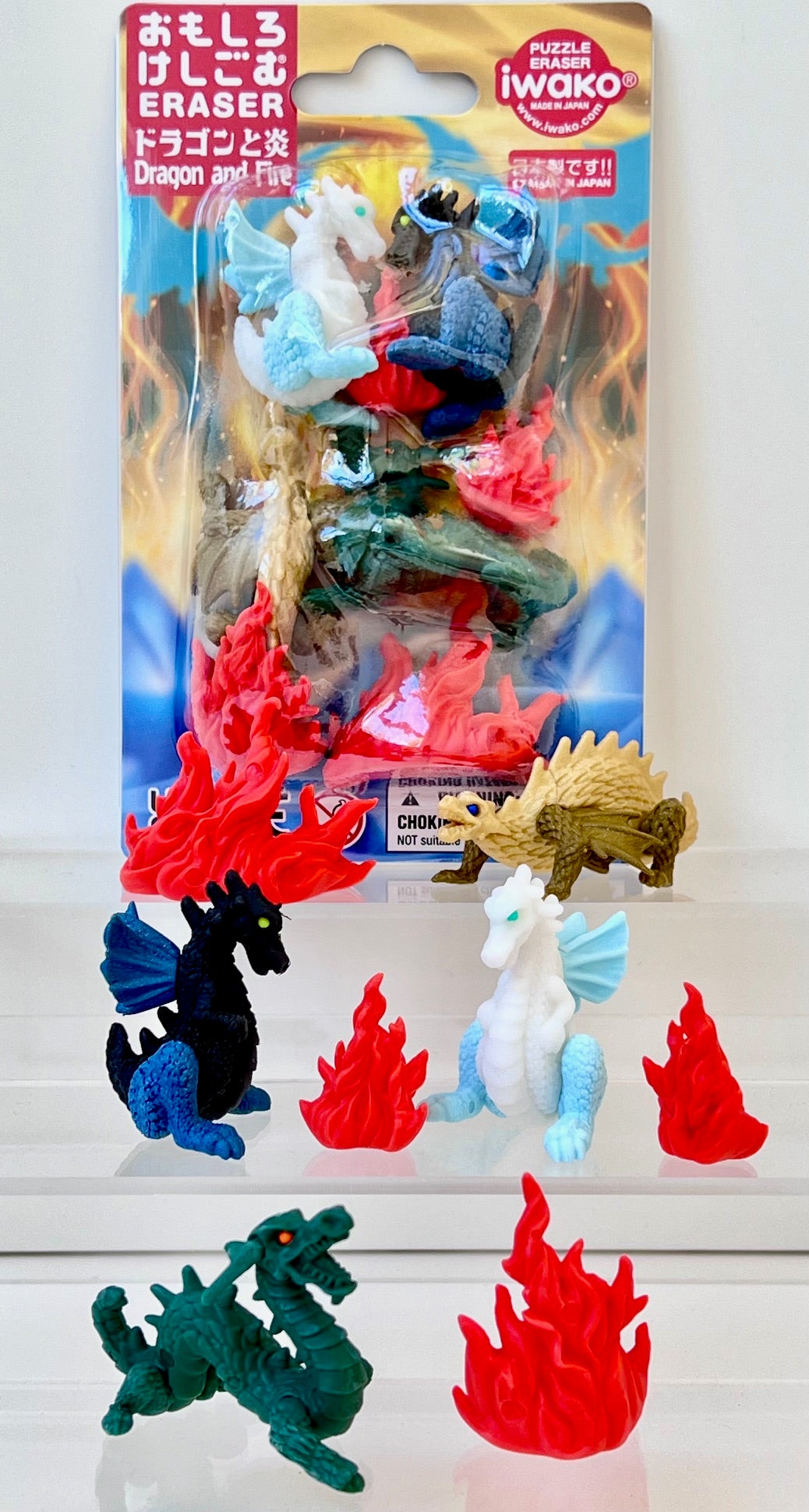 383801 DRAGONS ERASER CARD-SINGLE