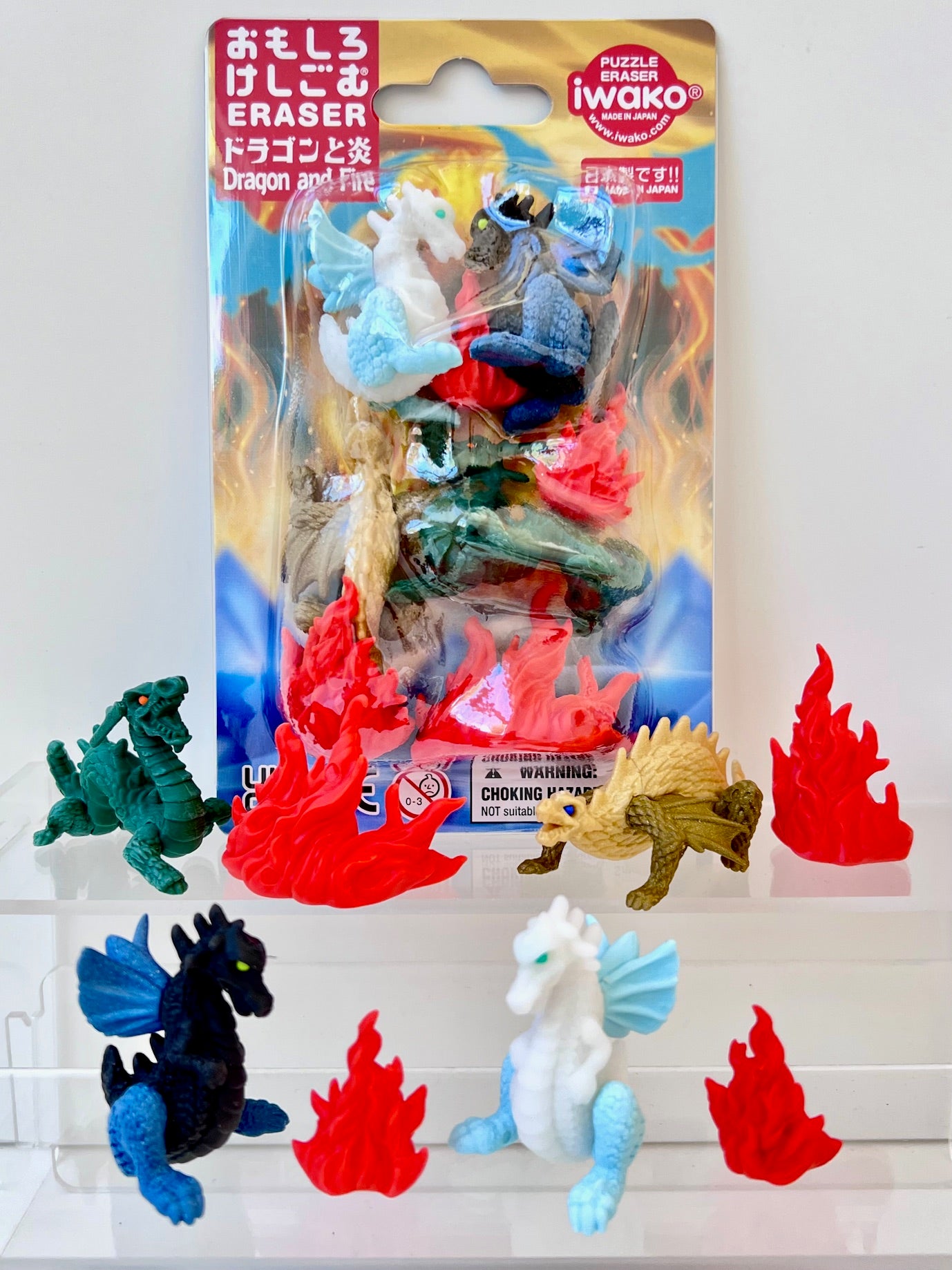 383801 DRAGONS ERASER CARD-SINGLE