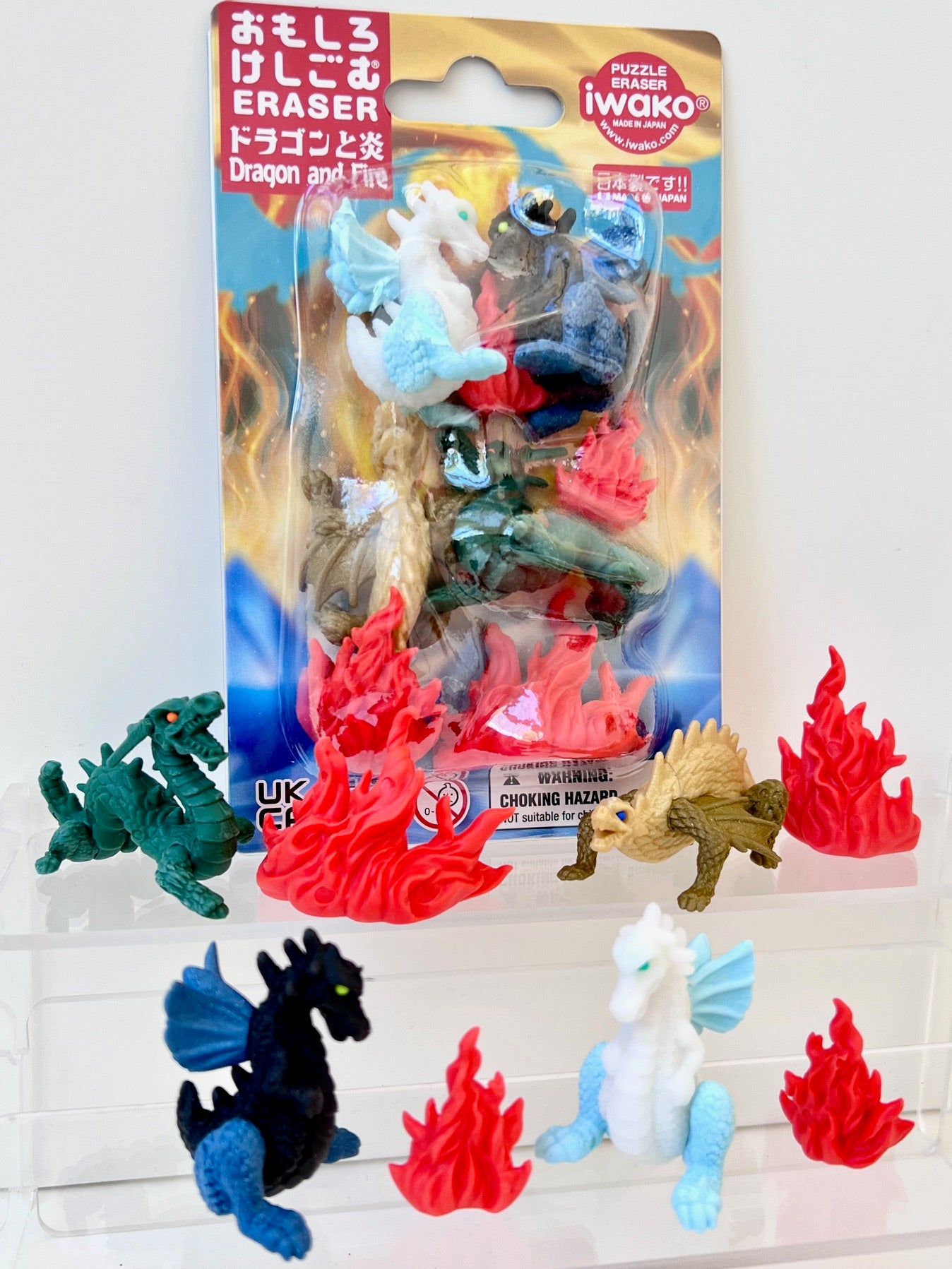 383801 DRAGONS ERASER CARD-SINGLE