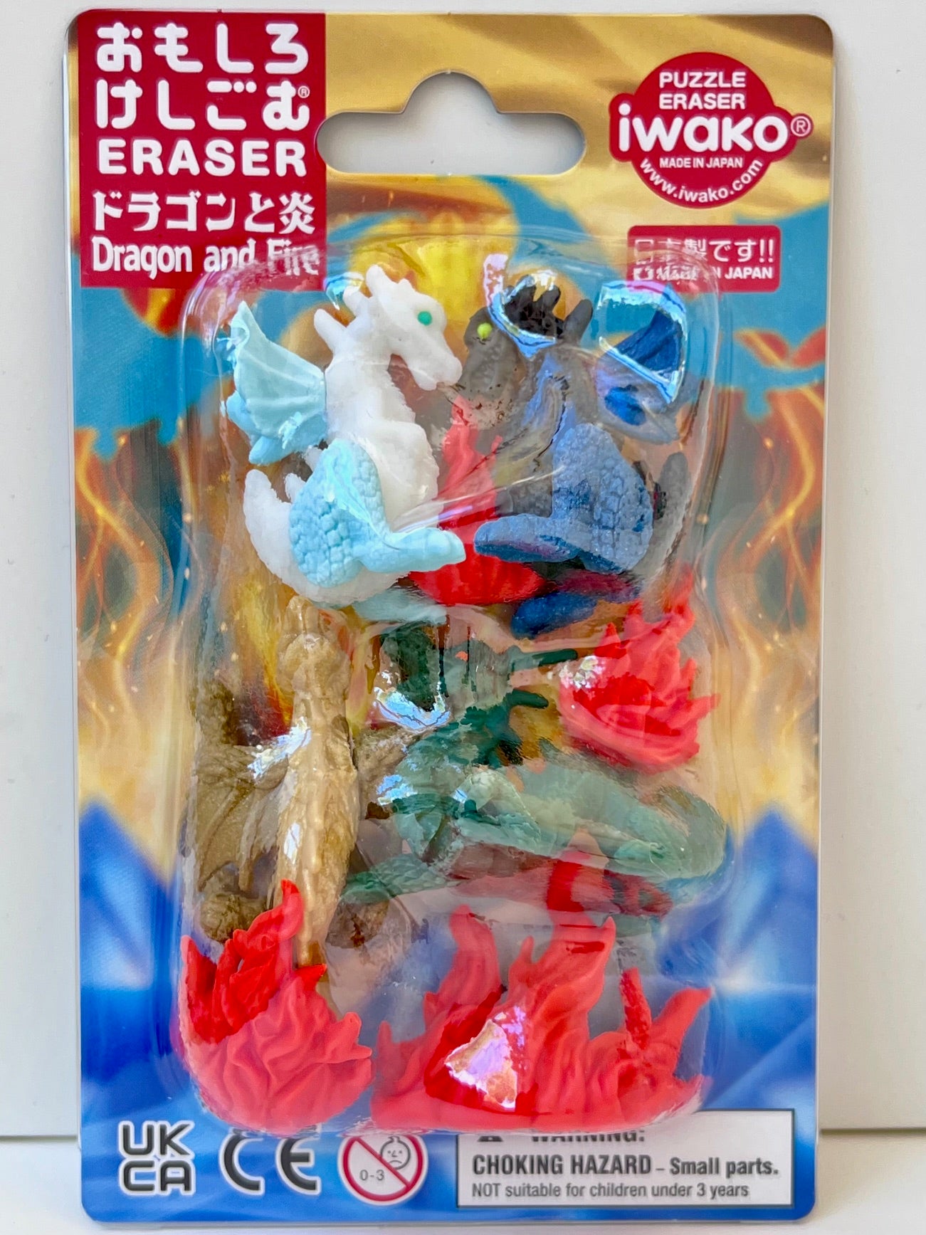 383801 DRAGONS ERASER CARD-SINGLE