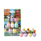 38400 ANIMAL BABIES IN EGGS ERASER CARD-10 CARDS