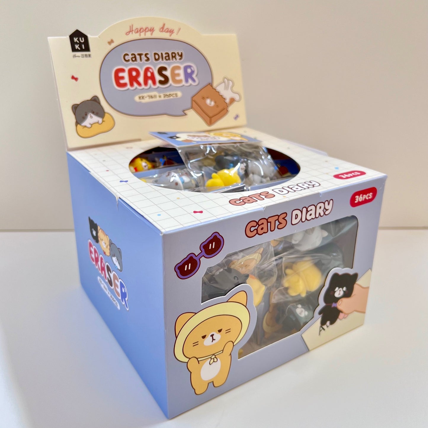 38810 Cat Diary 3-Cats Erasers-36