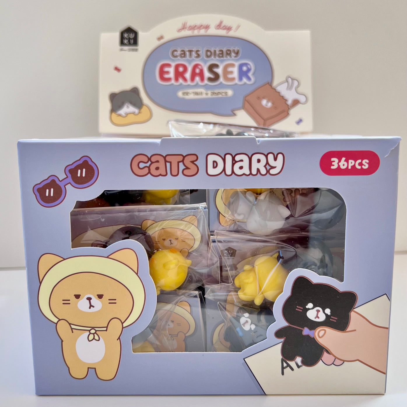 38810 Cat Diary 3-Cats Erasers-36