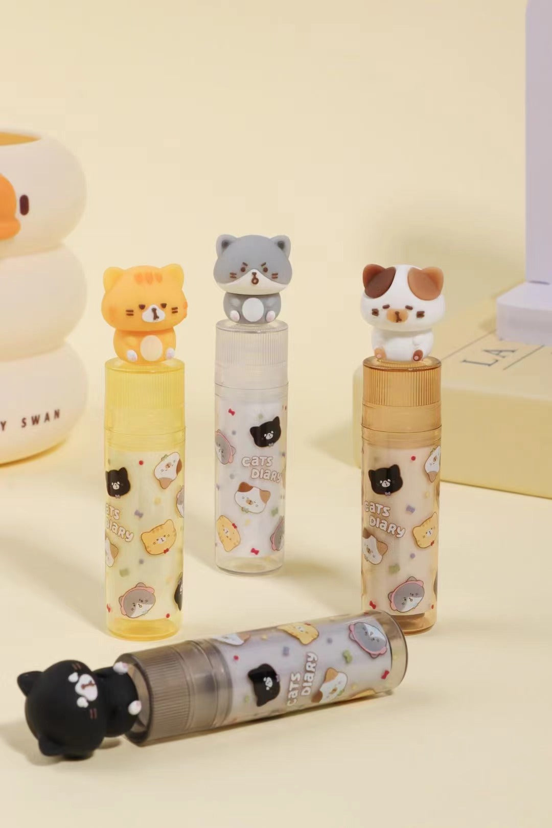 38812 Cat Diary Lipstick Eraser - 24