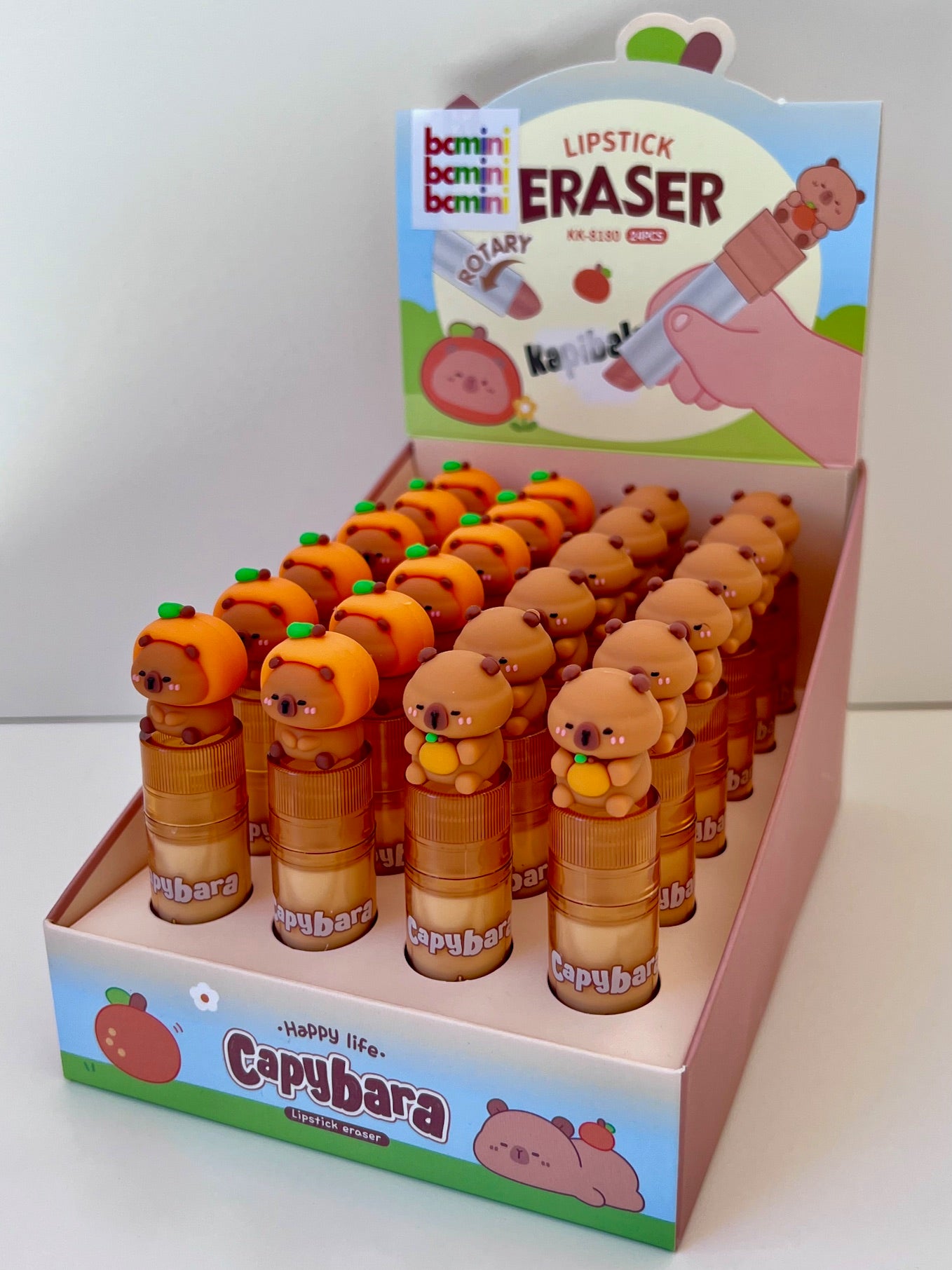 38813 Capybara Lipstick Eraser -24