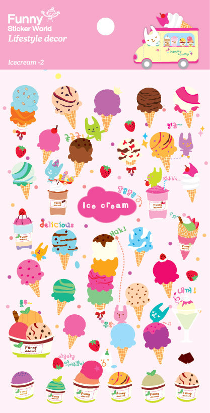 39003 Ice Cream Sticker-12