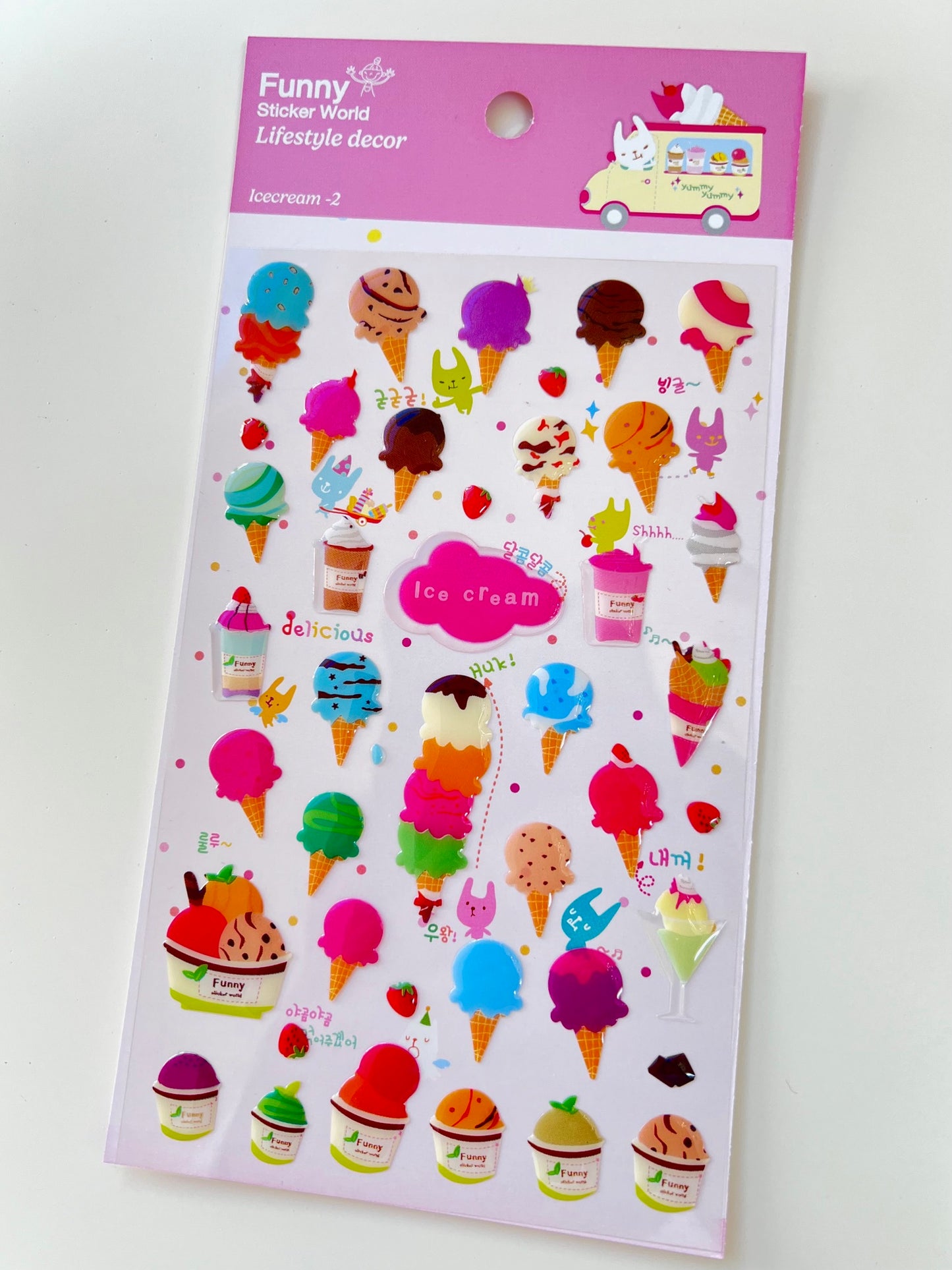 39003 Ice Cream Sticker-12