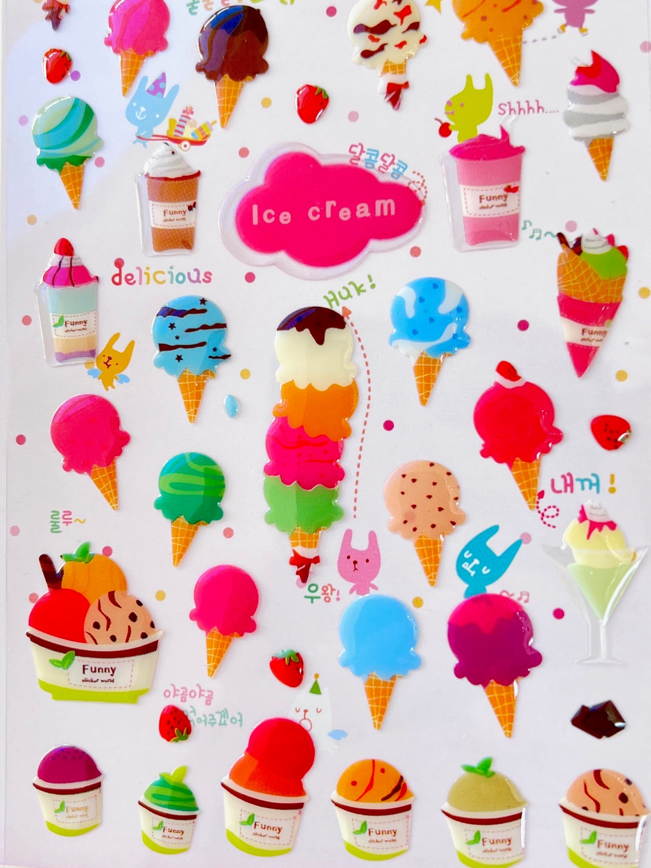 39003 Ice Cream Sticker-12