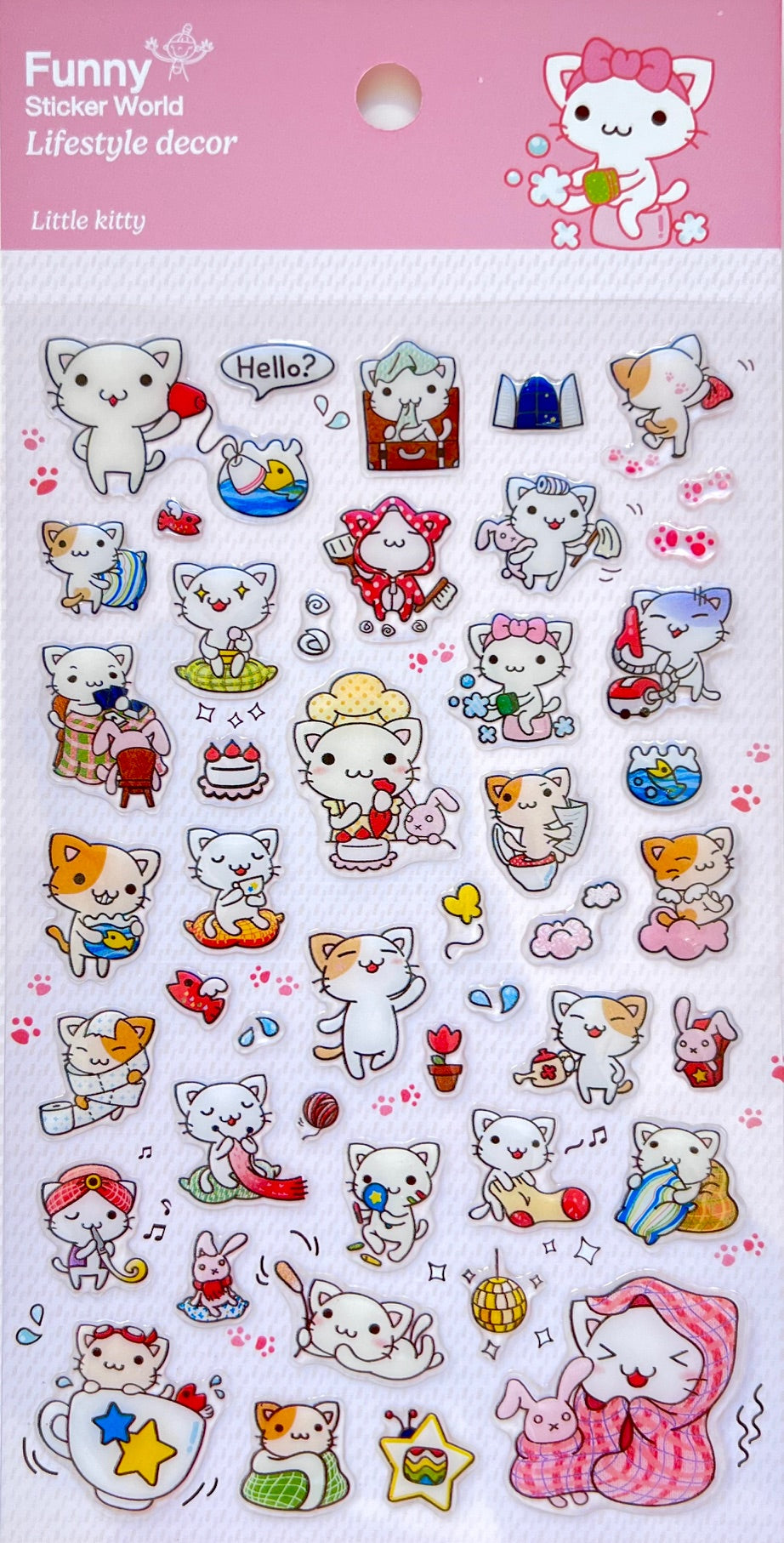 40375 Little Cat Gel Sticker-12