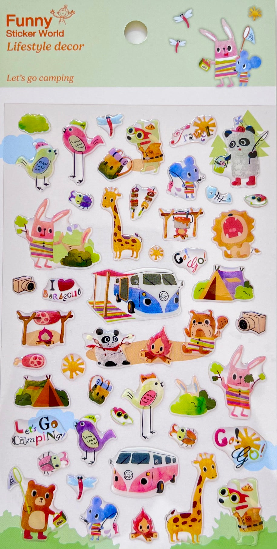 40467 LETS GO CAMPING GEL STICKER -12