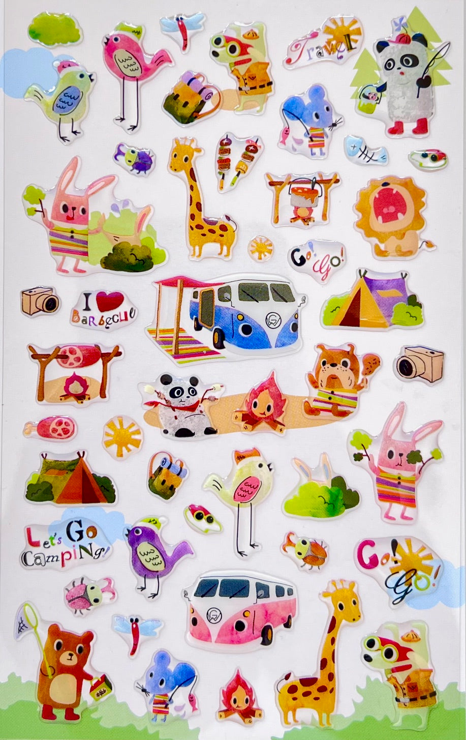 40467 LETS GO CAMPING GEL STICKER -12