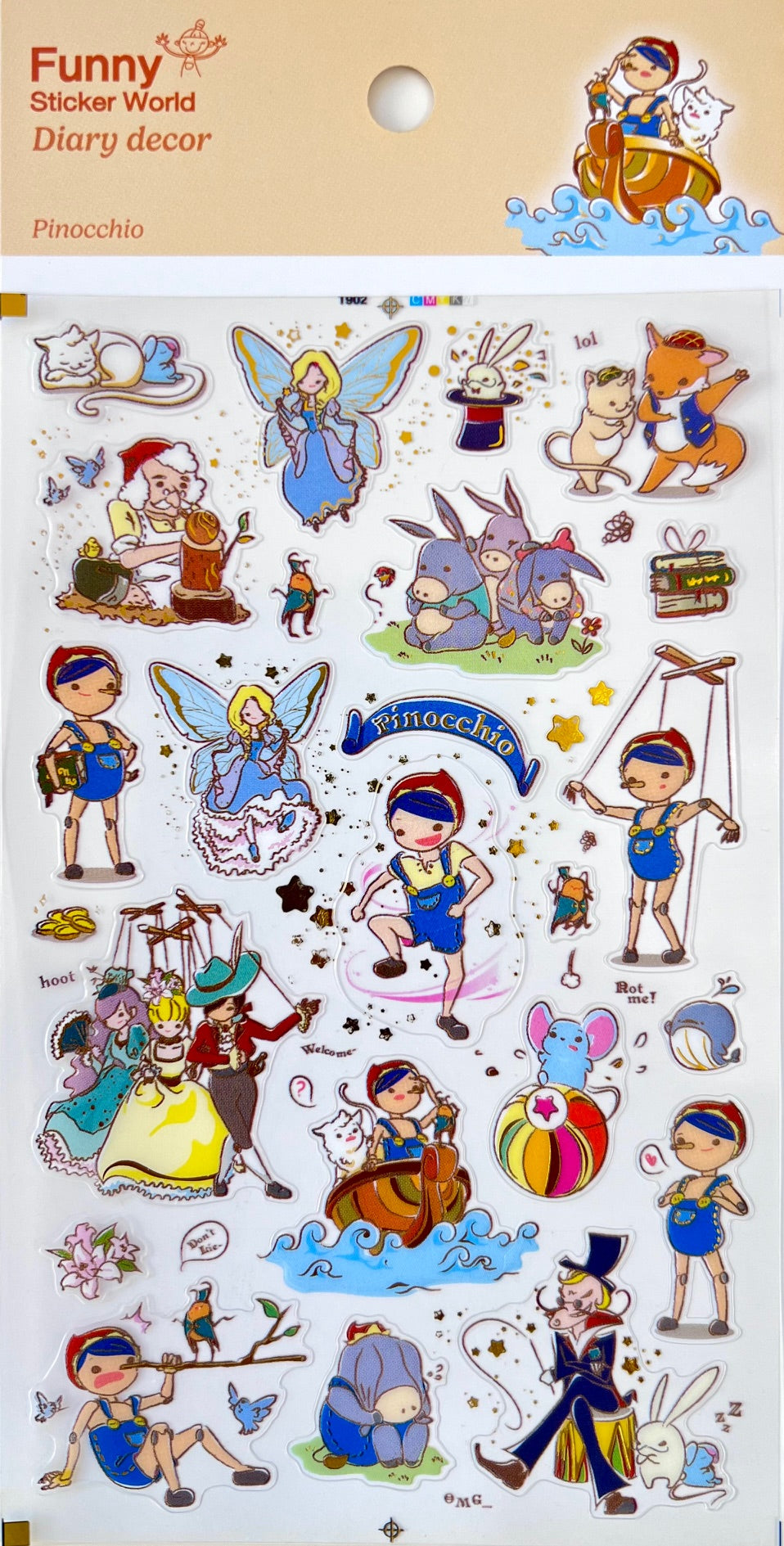 40719 Pinocchio Fairy Tale Sticker-12
