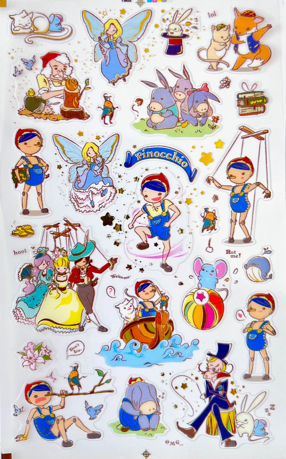 40719 Pinocchio Fairy Tale Sticker-12