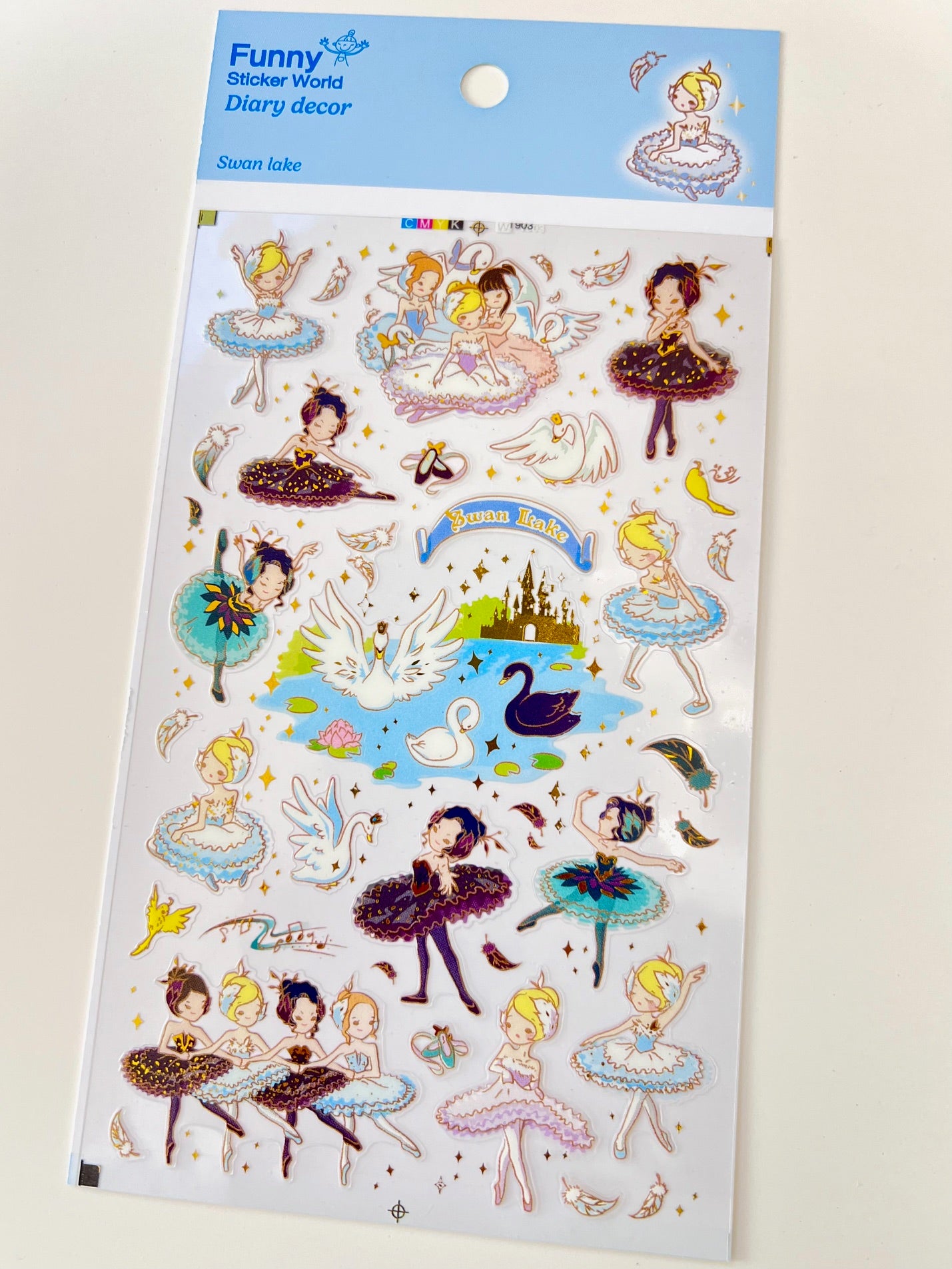 40757 Swan Lake Ballerina Sticker-12