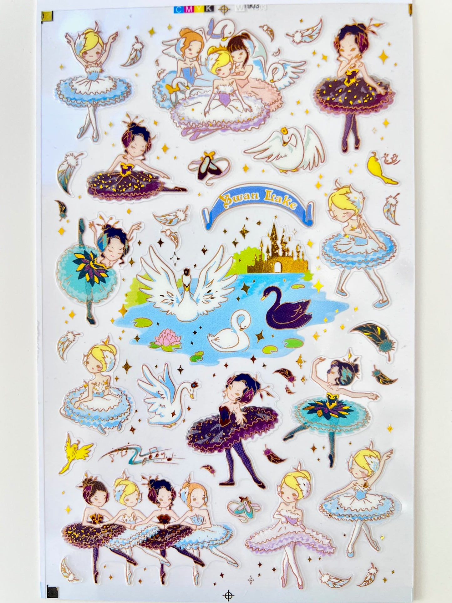 40757 Swan Lake Ballerina Sticker-12