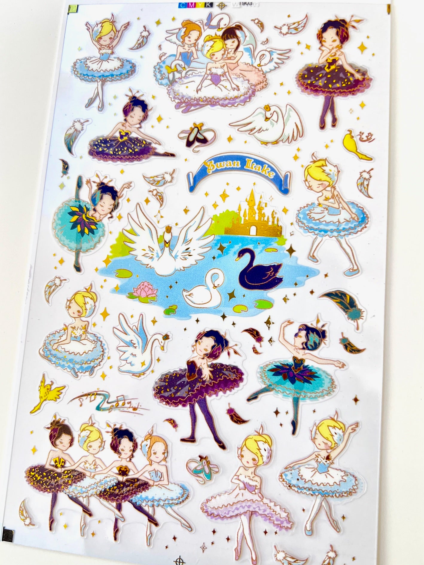 40757 Swan Lake Ballerina Sticker-12