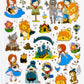41570 WIZARD OF OZ PVC Sticker-12