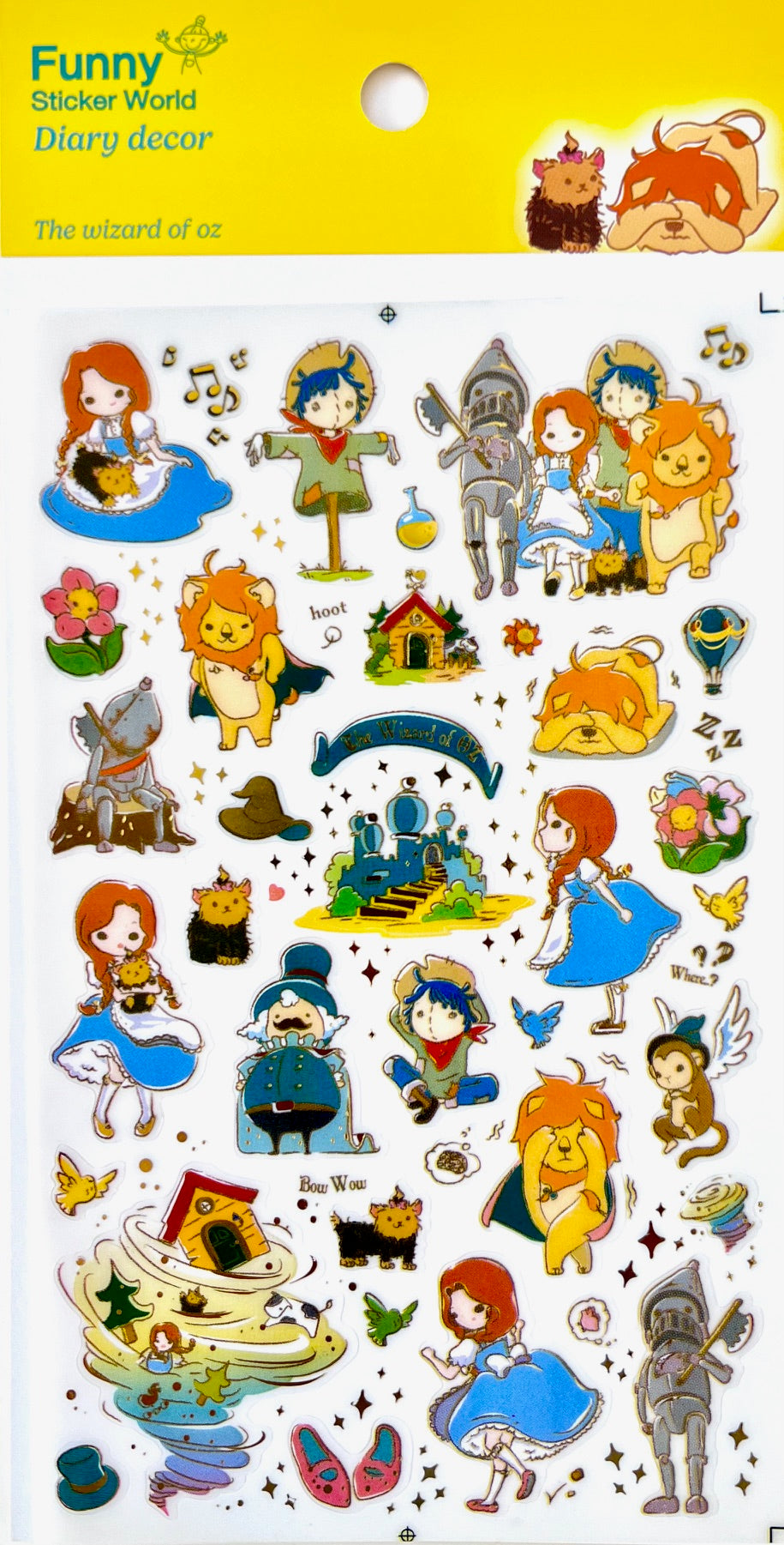 41570 WIZARD OF OZ PVC Sticker-12