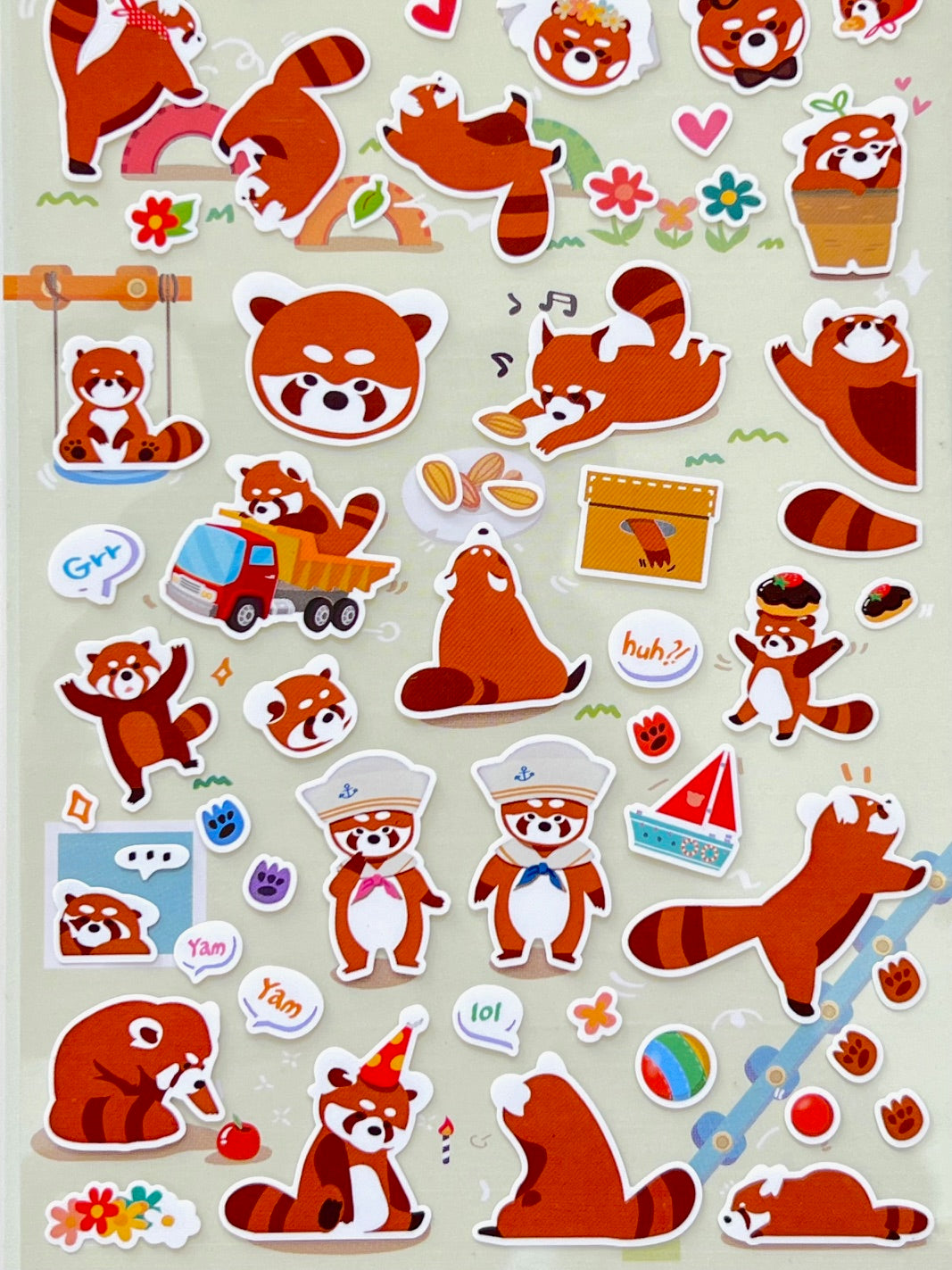 41839 Red Panda Sticker-12