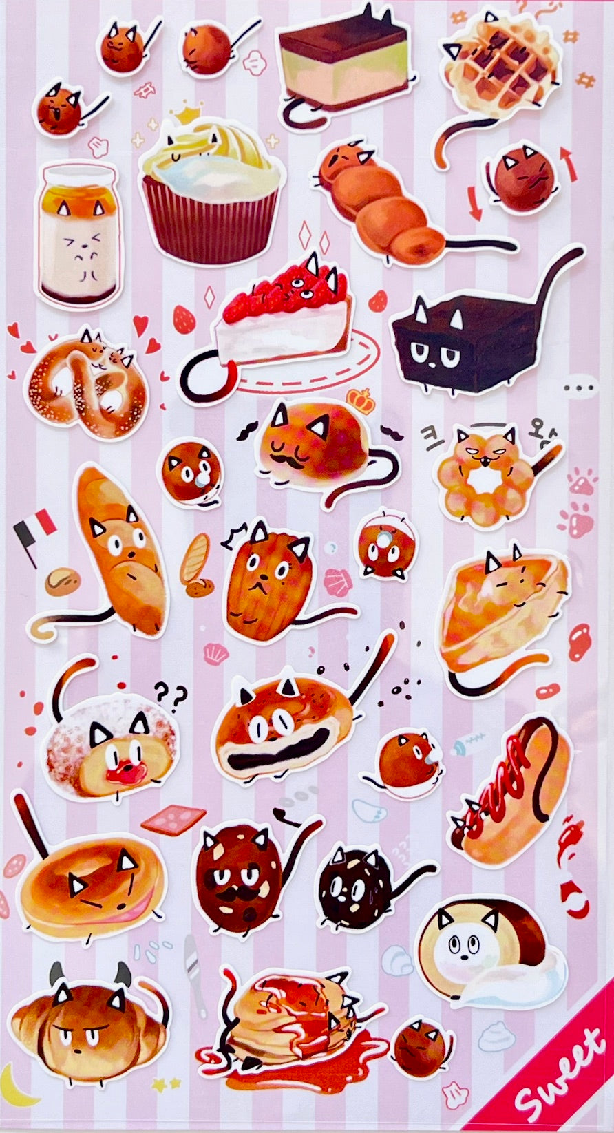 42843 Sweet Meow Desserts Sticker-12