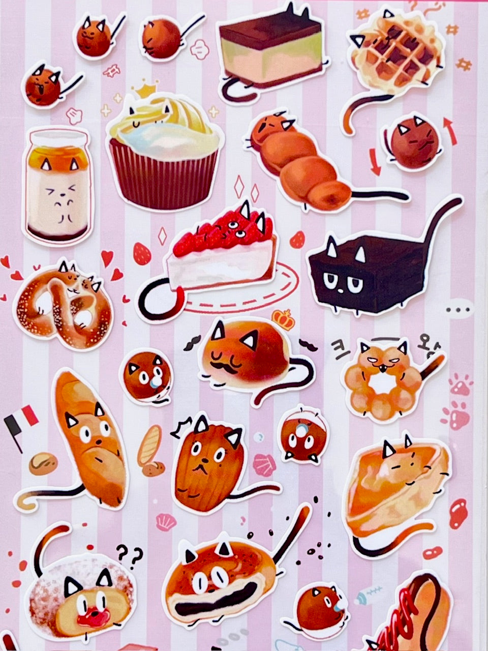 42843 Sweet Meow Desserts Sticker-12