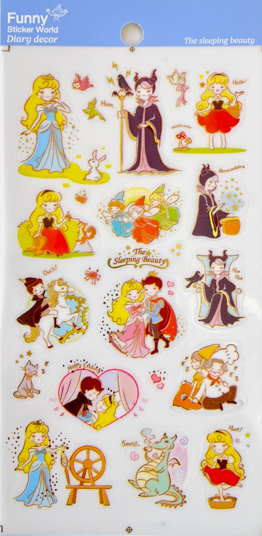 43420 The Sleeping Princess Fairy Tale Sticker-12