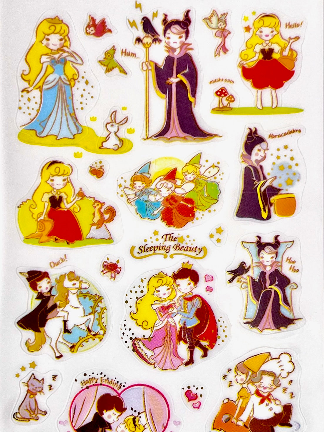 43420 The Sleeping Princess Fairy Tale Sticker-12