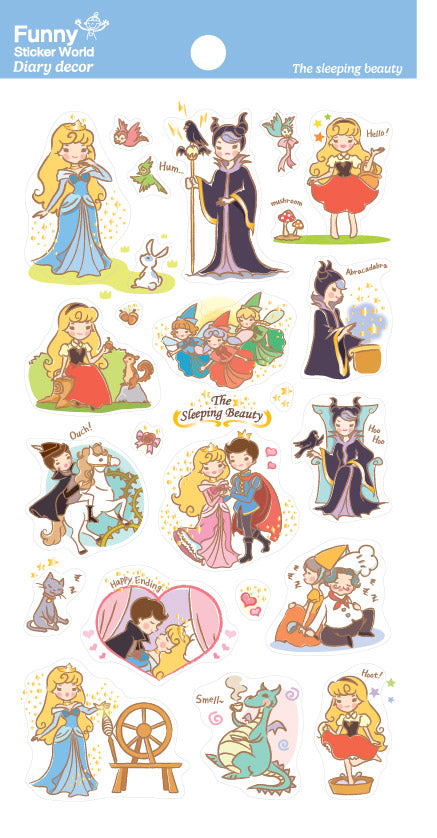 43420 The Sleeping Princess Fairy Tale Sticker-12
