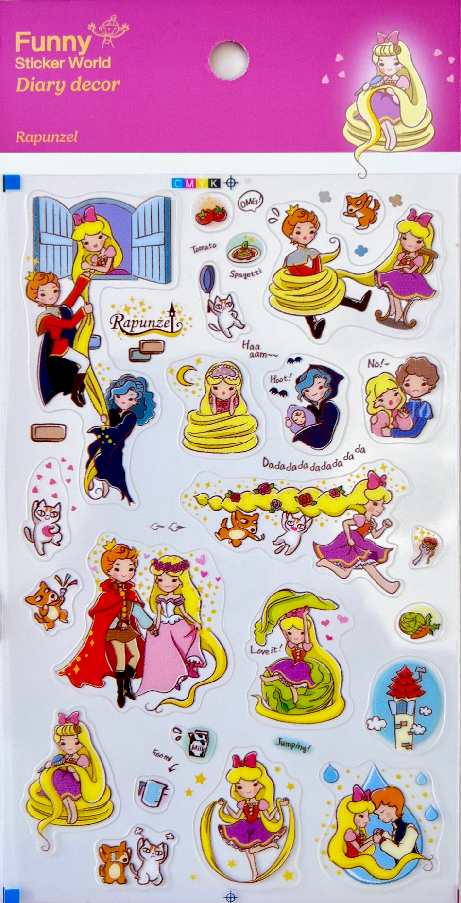 43437 Rapunzel Fairy Tale Sticker-12