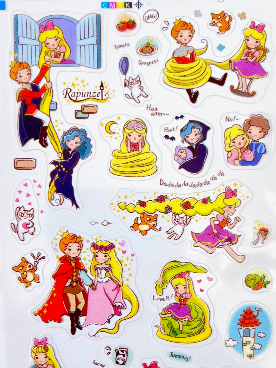 43437 Rapunzel Fairy Tale Sticker-12