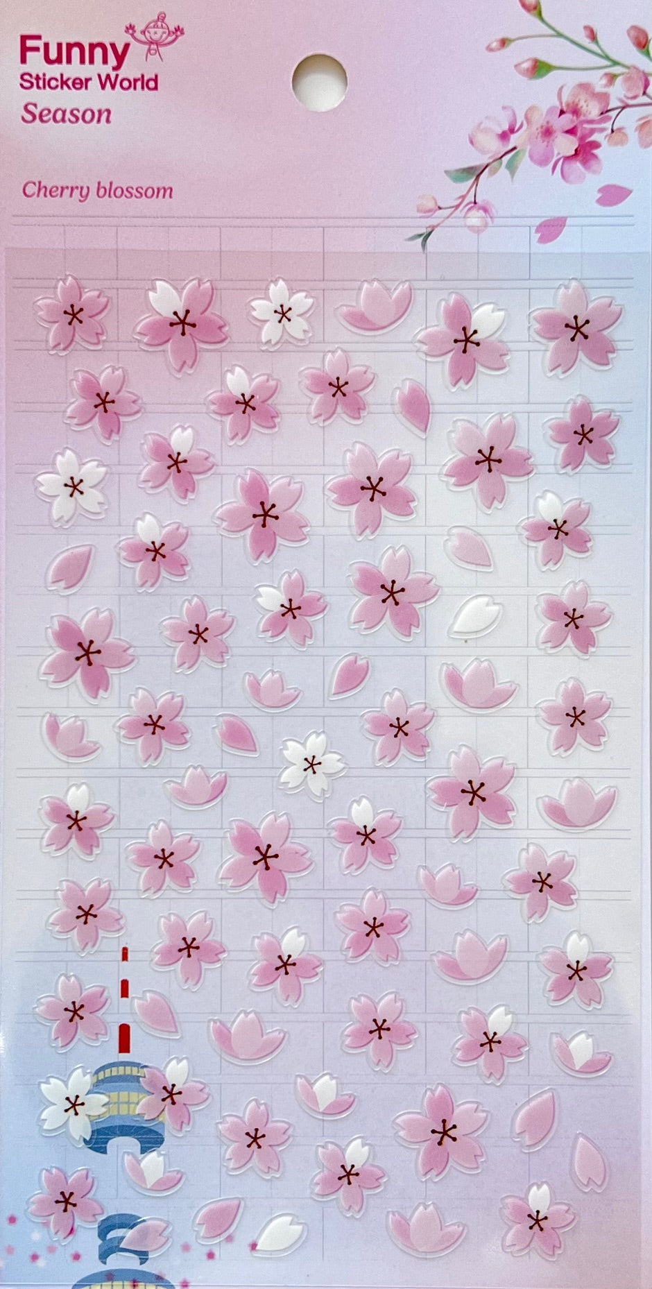 50114 Sakura Cherry Blossom Stickers-12