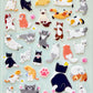 50473 Kawaii Cat Sticker-12