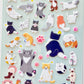 50473 Kawaii Cat Sticker-12