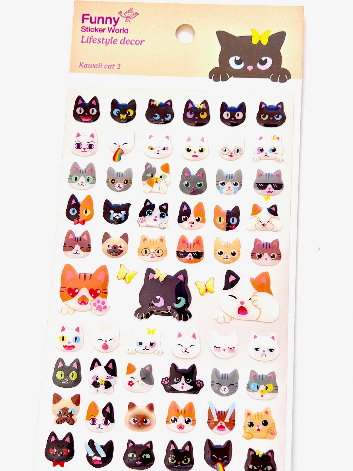 50572 Kawaii Cats Vol.2 Sticker-12