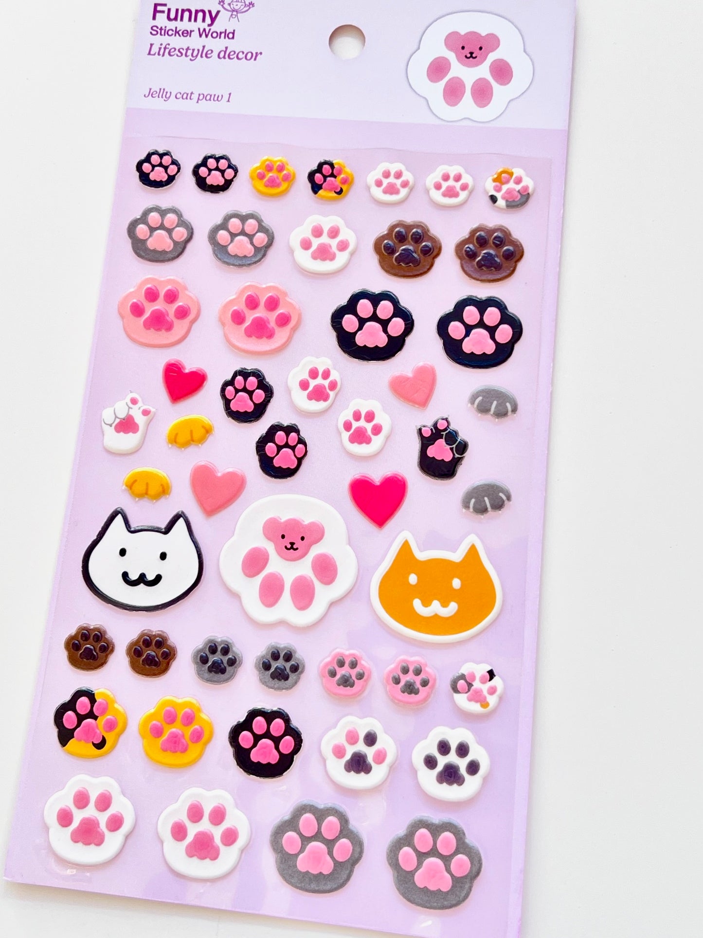50602 Jelly Cat Paws Sticker-12