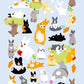 50633 Kawaii Bunny Rabbit Sticker-12