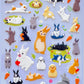 50633 Kawaii Bunny Rabbit Sticker-12