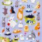50633 Kawaii Bunny Rabbit Sticker-12