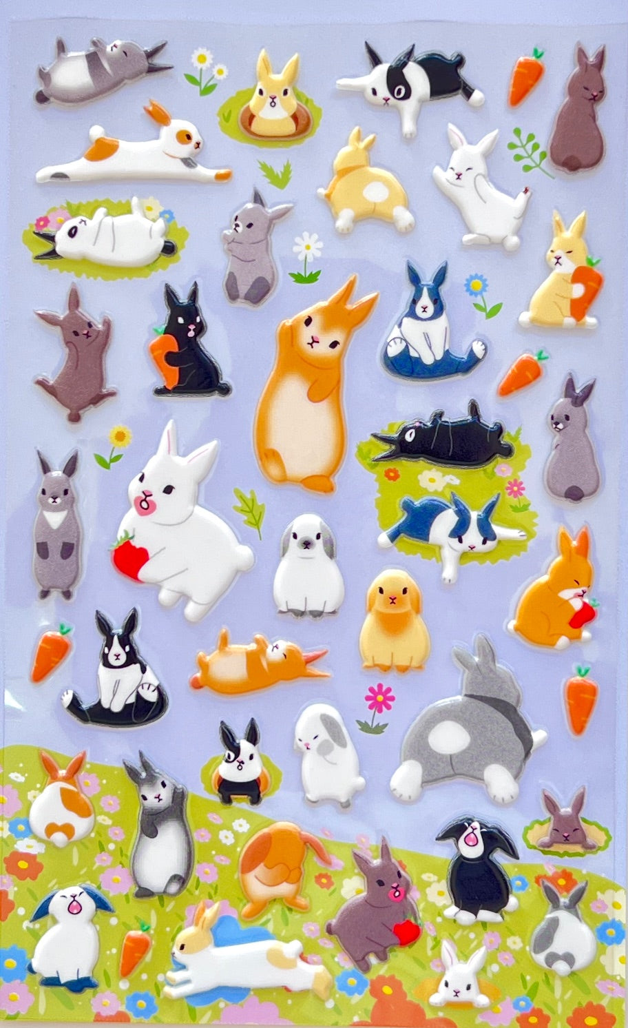 50633 Kawaii Bunny Rabbit Sticker-12