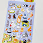 50633 Kawaii Bunny Rabbit Sticker-12